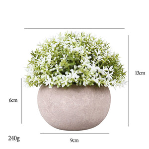 Combination Simulation Potted Plants Nordic Style Home Desktop Decoration Green