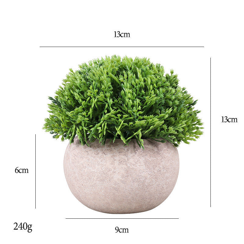 Combination Simulation Potted Plants Nordic Style Home Desktop Decoration Green