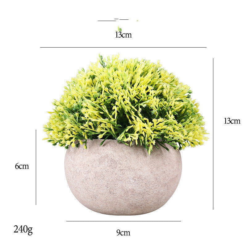 Combination Simulation Potted Plants Nordic Style Home Desktop Decoration Green