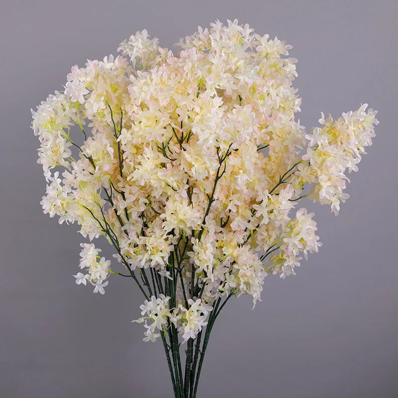 Artificial Lilac Flower Arrangement Fake Plant Wedding Road Lead Flower DIY Home Hotel Christmas Party Decorations