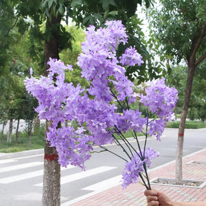 Artificial Lilac Flower Arrangement Fake Plant Wedding Road Lead Flower DIY Home Hotel Christmas Party Decorations