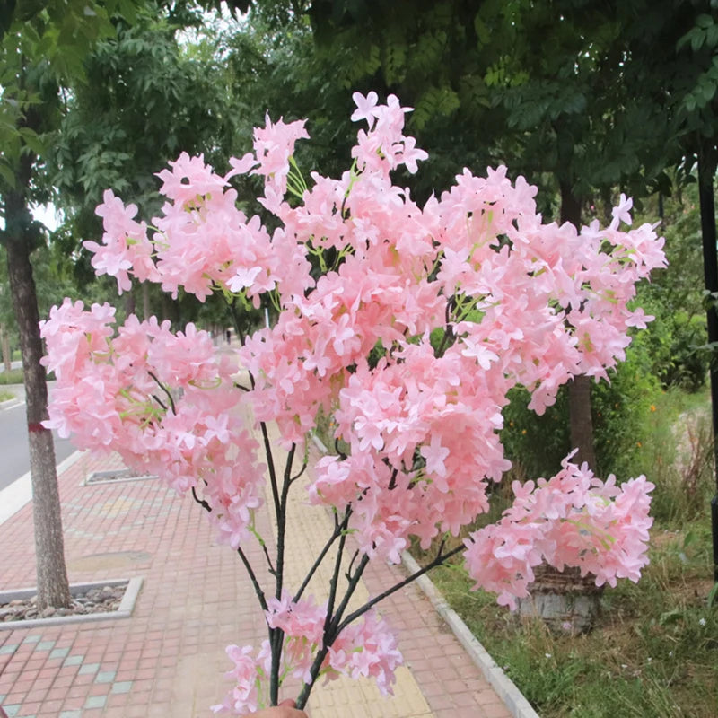 Artificial Lilac Flower Arrangement Fake Plant Wedding Road Lead Flower DIY Home Hotel Christmas Party Decorations