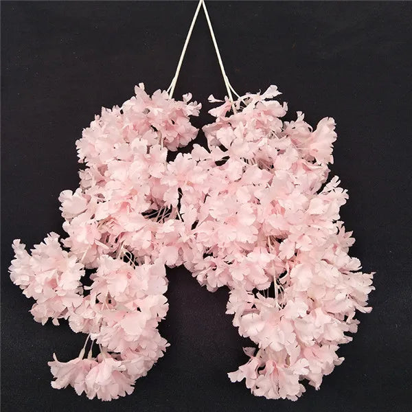 90cm Silk Hydrangea White Branch Drifting Snow Gypsophila  Artificial Flowers Cherry Blossoms Wedding Arch Decorate Fake flower