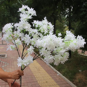 Artificial Lilac Flower Arrangement Fake Plant Wedding Road Lead Flower DIY Home Hotel Christmas Party Decorations