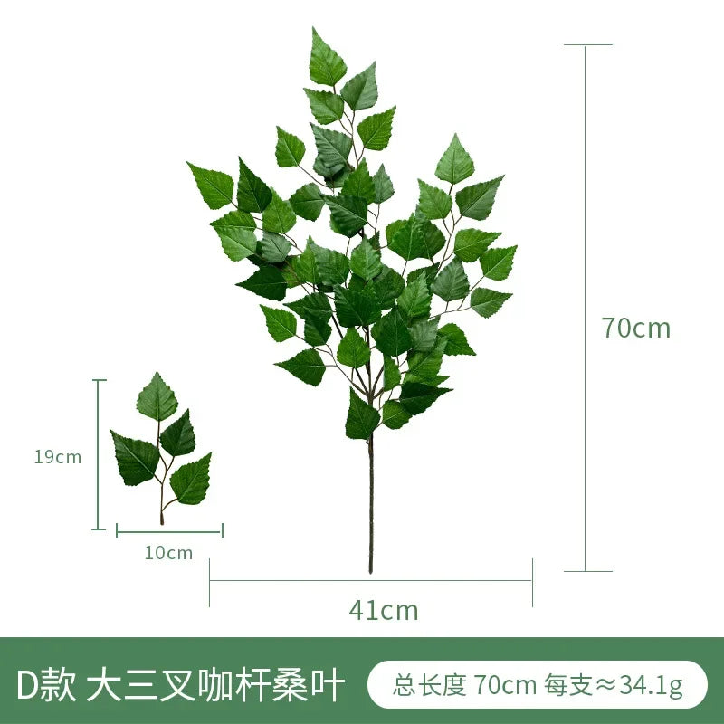 Artificial Green Plant Fake Eucalyptus Leaf Flower Arrangement Accessories Wedding Home Decoration Fake Flowers