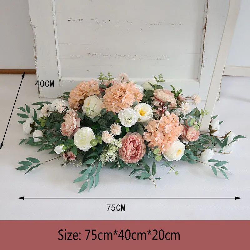 Artificial Flowers For Wedding Decoration Party Stage Display Cornor Flowers Backdrop Home Festival Decor Floral Ball