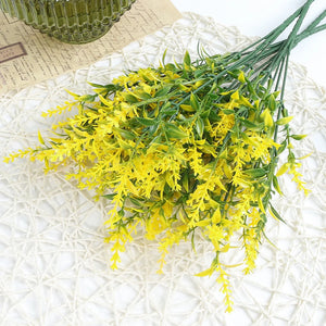 35cm Artificial Flower Plastic Lavender Fake Plant Wedding Home Garden Decoration Bridal Bouquet Household Products Decortion