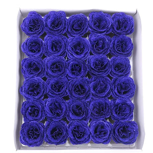 10/20/30/60pcs of 7cm Glitter artificial flower rose girl friend DIY High quality bouquet gifts for wedding Birthday home decor