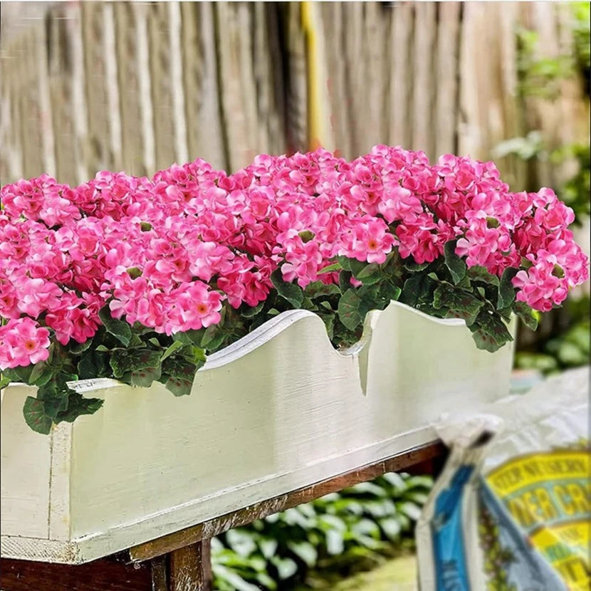 1Pc Begonia Flower Artificial Plants Wedding Background Wall Decor Home Windowsill Bonsai Christmas Garlands Vase DIY Scrapbook