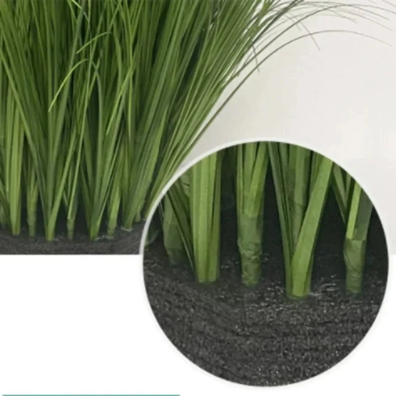 Simulated Small Grass Bushes for Decorating Fake Grasslands Simulating Reeds Onion Grass and Fake Green Plants Home Decoration