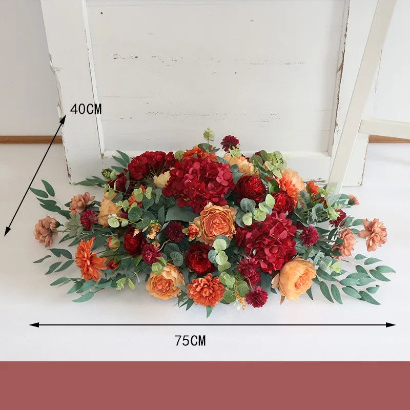 Artificial Flowers For Wedding Decoration Party Stage Display Cornor Flowers Backdrop Home Festival Decor Floral Ball