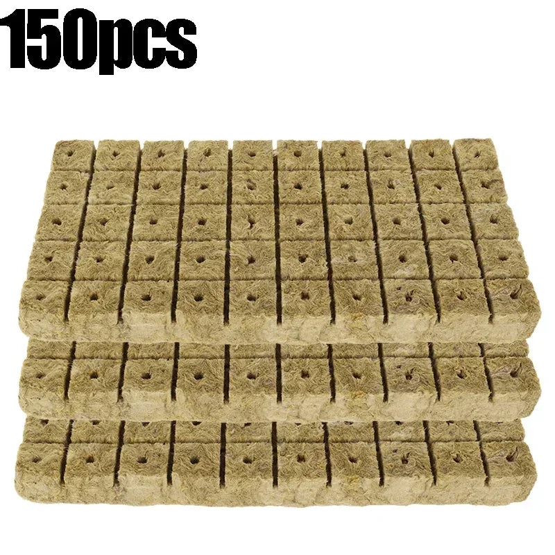 Sponge Block Starter Plugs Rock Wool Grow Cubes Seed Starters Planting Cubes Hydroponics Cuttings Plant Propagation Grow Supply