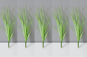 Simulated Small Grass Bushes for Decorating Fake Grasslands Simulating Reeds Onion Grass and Fake Green Plants Home Decoration