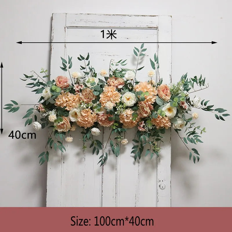 Artificial Flowers For Wedding Decoration Party Stage Display Cornor Flowers Backdrop Home Festival Decor Floral Ball