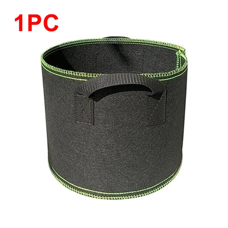 1-5Pcs Vegetable/Flower/Plant Grow Bags 1/2/3/5/7/10/12Gallons Thickened Non-Woven Grow Bags Aeration Fabric Pots with Handles