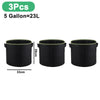 1/3Pcs Vegetable/Flower/Plant Grow Bags 3/4/5/7/10 Gallon, Thickened Non-Woven Grow Bags, Aeration Fabric Pots with Handles