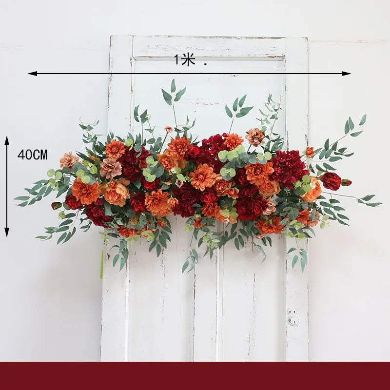 Artificial Flowers For Wedding Decoration Party Stage Display Cornor Flowers Backdrop Home Festival Decor Floral Ball