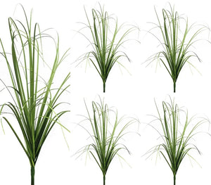 Simulated Small Grass Bushes for Decorating Fake Grasslands Simulating Reeds Onion Grass and Fake Green Plants Home Decoration