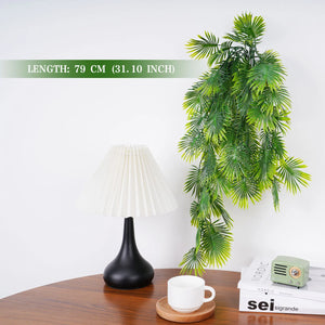 79cm Artificial Plant Persian Fern Leaves Vines Turtle Leaf Plant Christmas Autumn Garden Wedding Party Wall Hanging Balcony