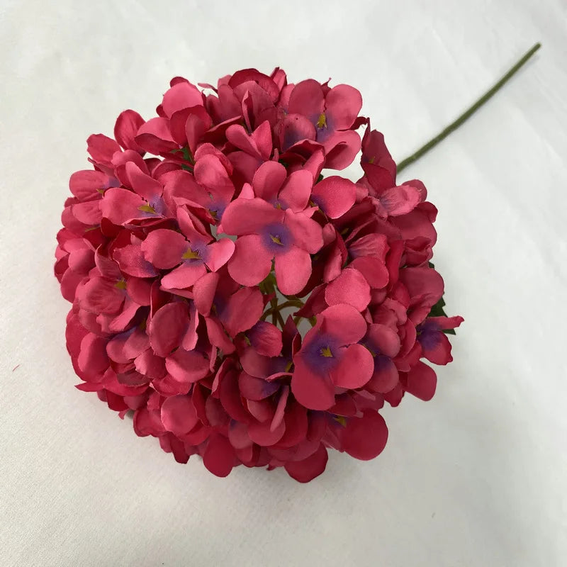 58cm Heads Hydrangea bouquet silk Artificial Flowers for Party Wedding living room home decoration accessories