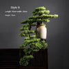 Simulation Welcome Pine Bonsai Ornaments Living Room Green Planting Desk Landscape Tree Four Seasons Desktop Landscaping