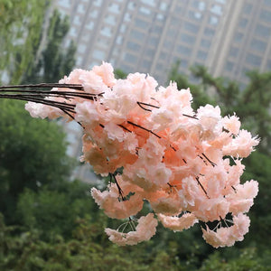 50-600Pcs Artificial Flower Cherry Blossom Branches Wedding Arch Decoration Cherry Blossom Tree Silk Flowers DIY Home Decoration