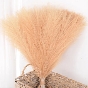 15/30Pcs Artificial Pampas Grass Bouquet Home Living Room Wedding Party Decoration Fake Plant 43cm Dried Flower Reed DIY Vase