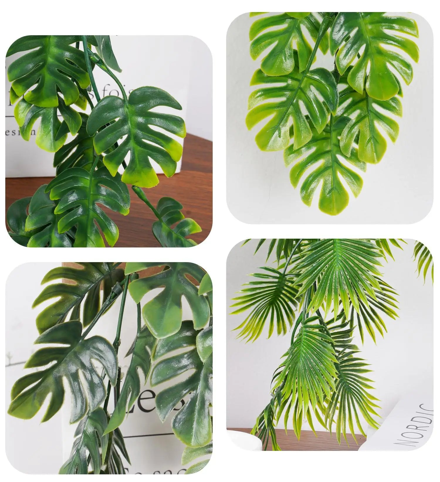 79cm Artificial Plant Persian Fern Leaves Vines Turtle Leaf Plant Christmas Autumn Garden Wedding Party Wall Hanging Balcony