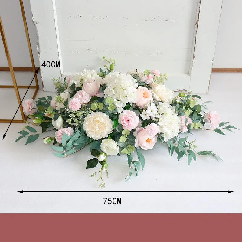 Artificial Flowers For Wedding Decoration Party Stage Display Cornor Flowers Backdrop Home Festival Decor Floral Ball