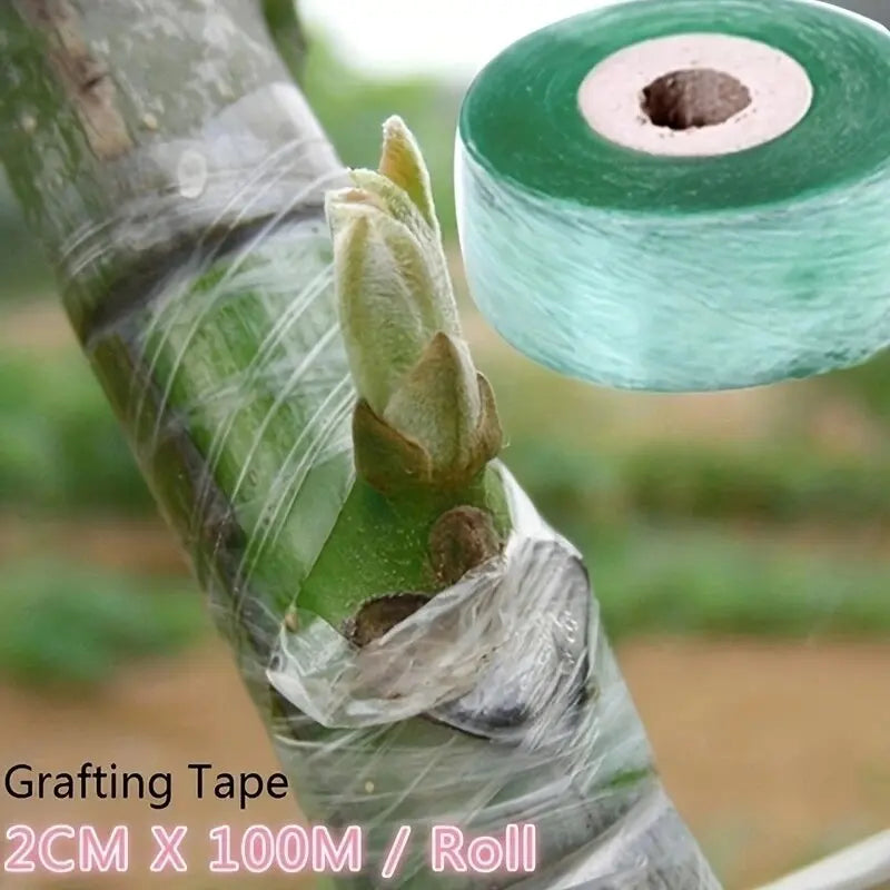 Self-adhesive PE Grafting Tape Film Stretchable Garden Tree Plants Seedlings Vine Tomato Grafting Accessories