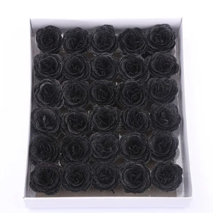 10/20/30/60pcs of 7cm Glitter artificial flower rose girl friend DIY High quality bouquet gifts for wedding Birthday home decor