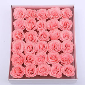 10/20/30/60pcs of 7cm Glitter artificial flower rose girl friend DIY High quality bouquet gifts for wedding Birthday home decor