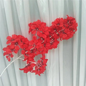 90cm Silk Hydrangea White Branch Drifting Snow Gypsophila  Artificial Flowers Cherry Blossoms Wedding Arch Decorate Fake flower